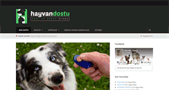 Desktop Screenshot of hayvandostu.com